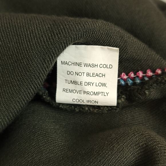 Time For Me Boho Style Embroidered Addison 100% viscose Tunic Top, Size Large - Picture 9 of 10